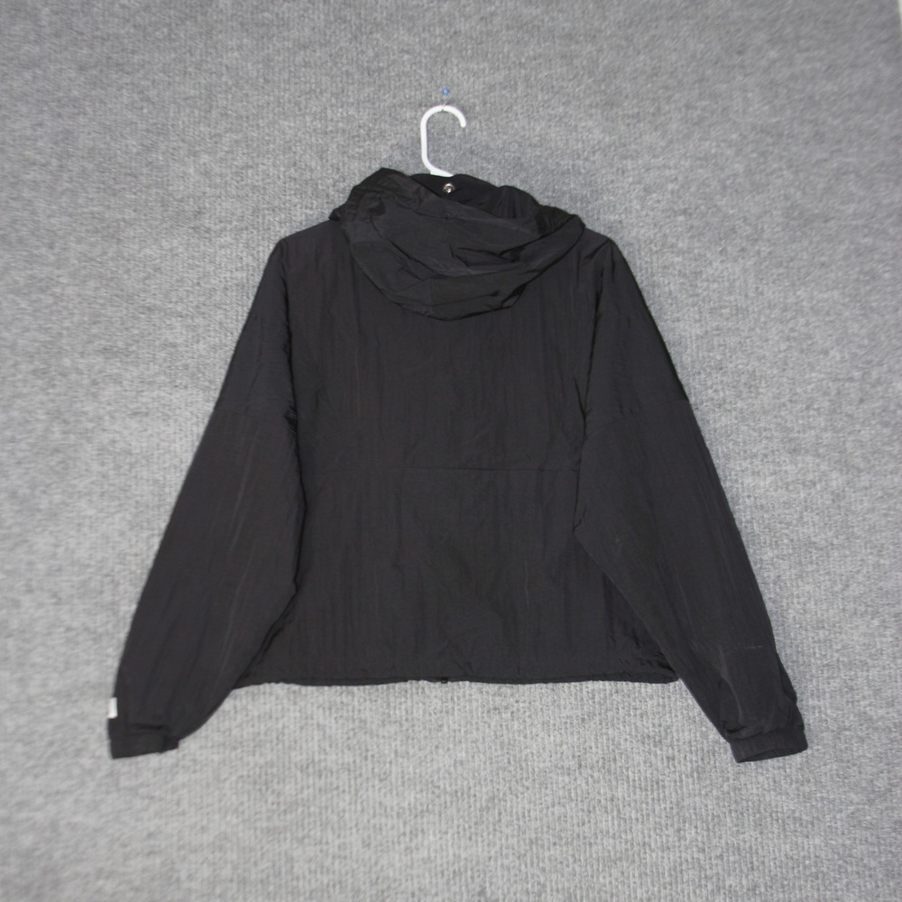 PINK Victoria's Secret Windbreaker Womens XS‎ Black Hooded Full Zip Jacket - Picture 8 of 10